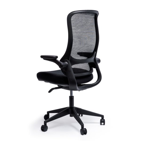 Salerno kontorstol, mesh ryg, sort