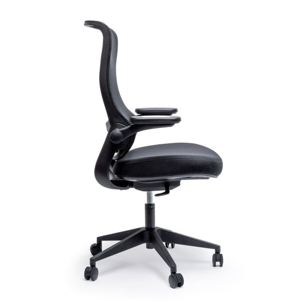 Salerno kontorstol, mesh ryg, sort