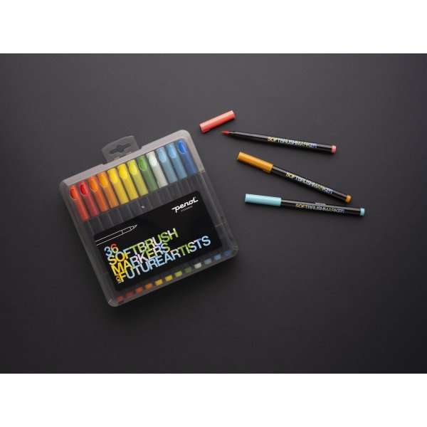 Penol Future Artist Softbrush markere | 36 farver