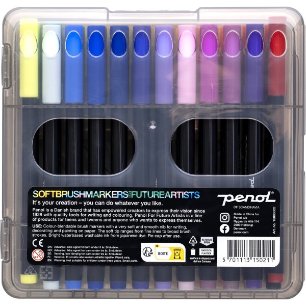 Penol Future Artist Softbrush markere | 36 farver