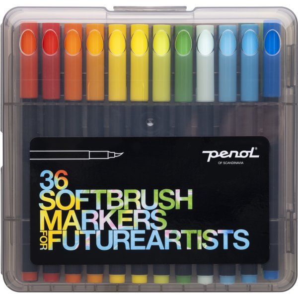 Penol Future Artist Softbrush markere | 36 farver