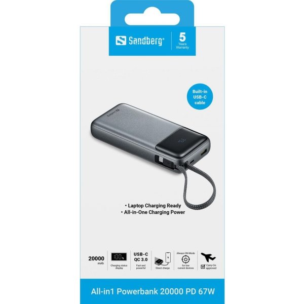 All-in1 Powerbank 20000 PD 67W