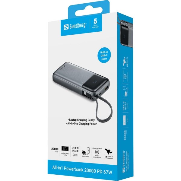 All-in1 Powerbank 20000 PD 67W