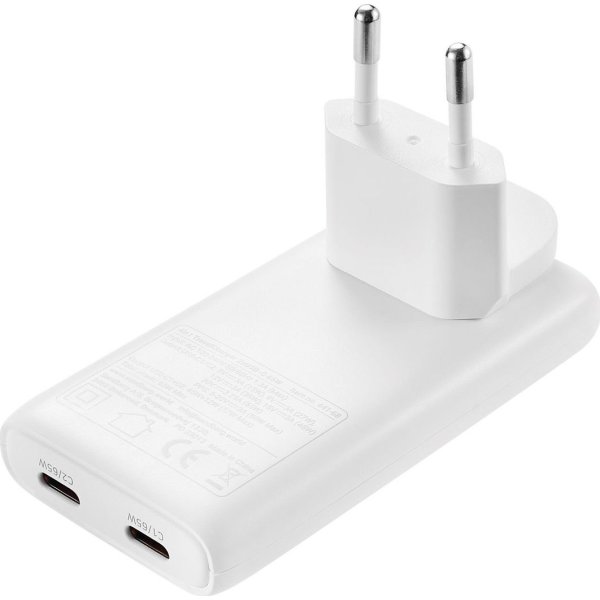 Sandberg Omformer til rejse, 2xUSB-C, 65W - 4-i-1