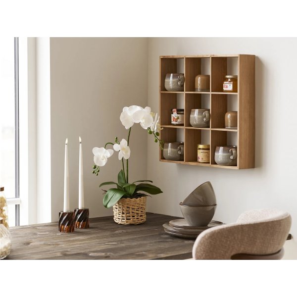 House Nordic Væghylde, 46x46x10cm, fyrretræ