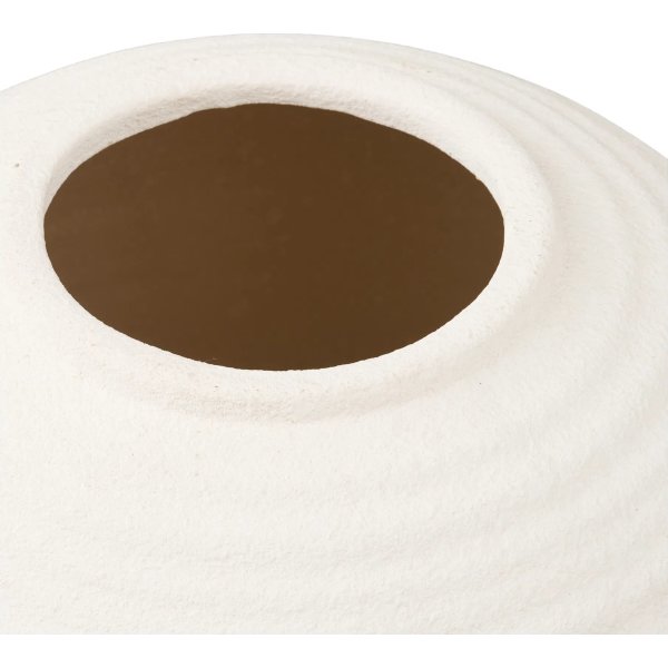 House Nordic Vase, Hvid, Ø30, keramik