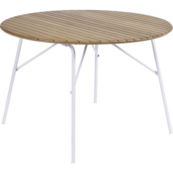 Magnolia Havebord ø110 cm, Hvid