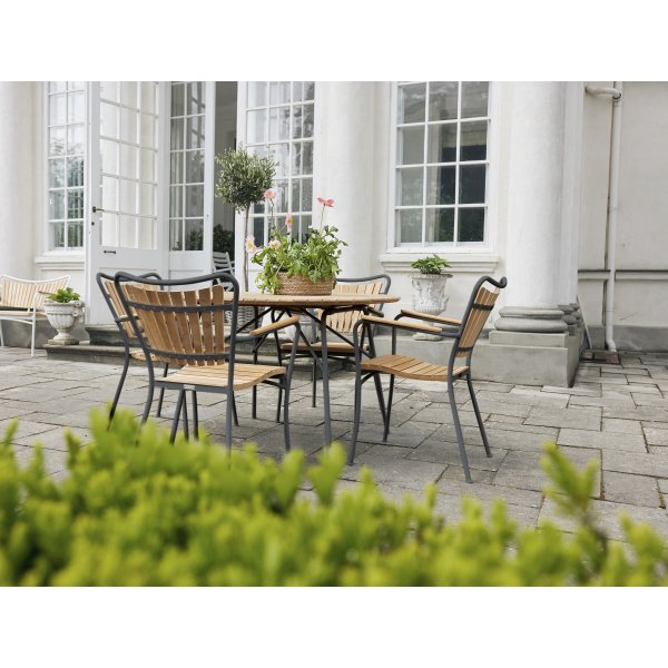 Magnolia Havebord ø110 cm, Antracit