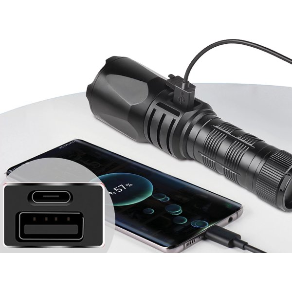 Sandberg Survivor Torch Powerbank 5000 lommelygte