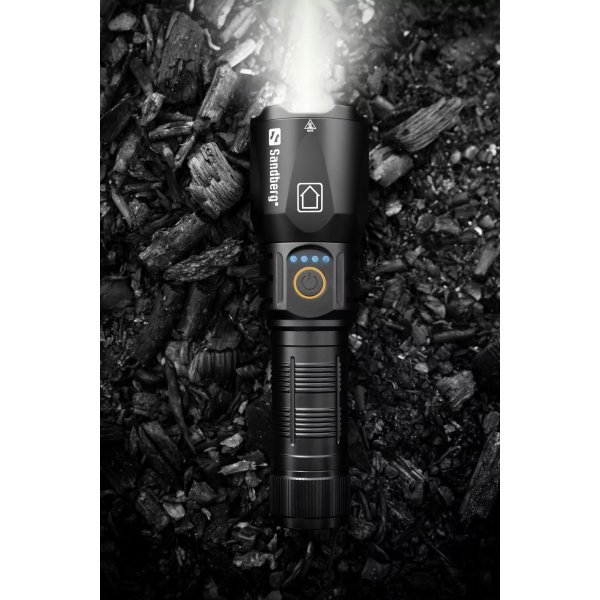 Sandberg Survivor Torch Powerbank 5000 lommelygte