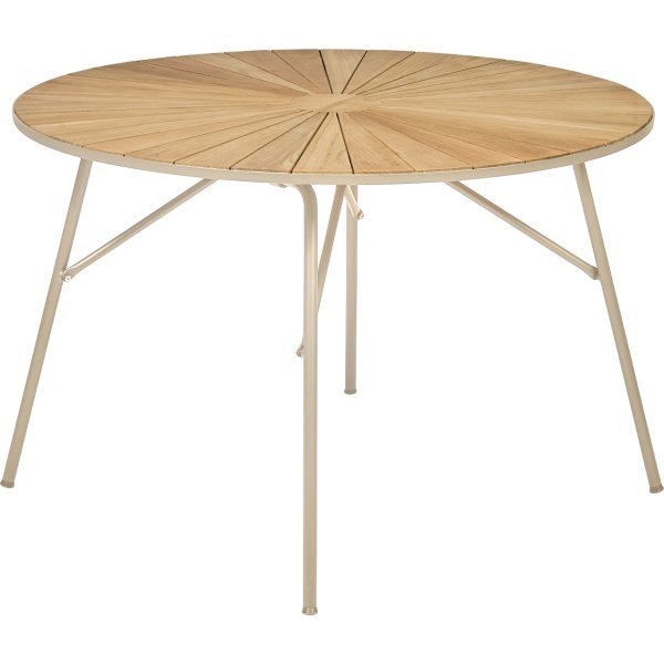 Marguerit Havebord ø110 cm, Taupe