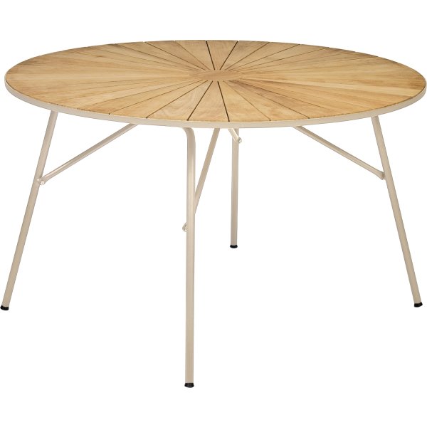 Marguerit Havebord ø120 cm, Taupe