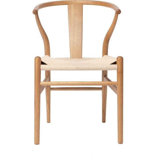 NordicLine matsalsset med 4 stolar med flät, ek