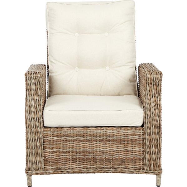 Gotland Loungestol med pumpe og hynder, natur