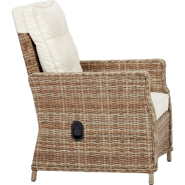 Gotland Loungestol med pumpe og hynder, natur