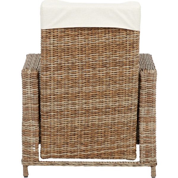 Gotland Loungestol med pumpe og hynder, natur