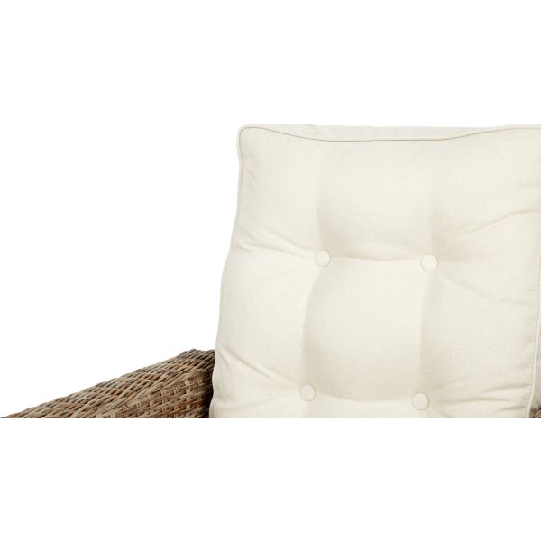 Gotland Loungestol med pumpe og hynder, natur