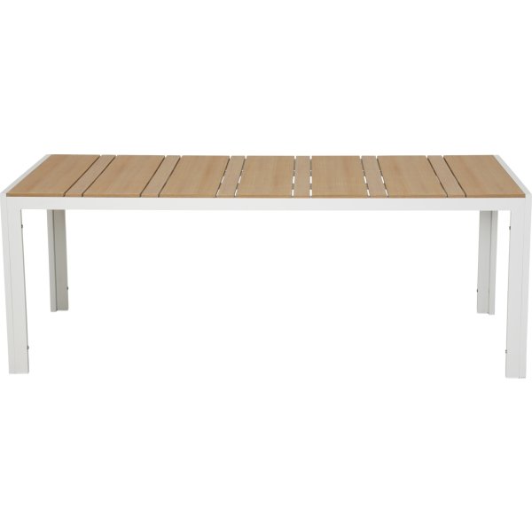 Noah Havebord 205x90cm, teak/sandy grey