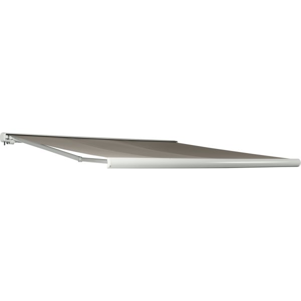 Liana Markise m/motor, 350x300 cm, taupe/hvid