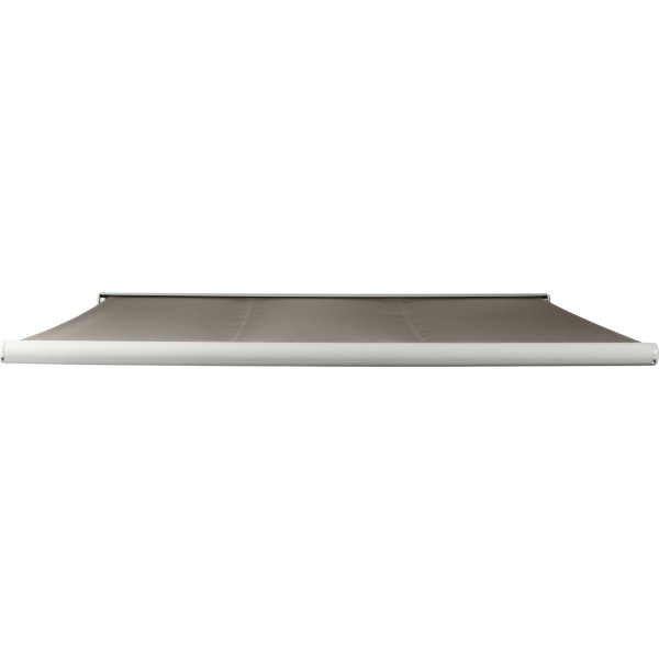 Liana Markise m/motor+LED, 350x300 cm, taupe/hvid
