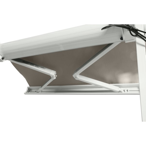 Liana Markise m/motor, 480x300 cm, taupe/hvid