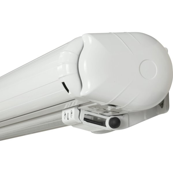 Liana Markise m/motor+LED, 480x300 cm, taupe/hvid