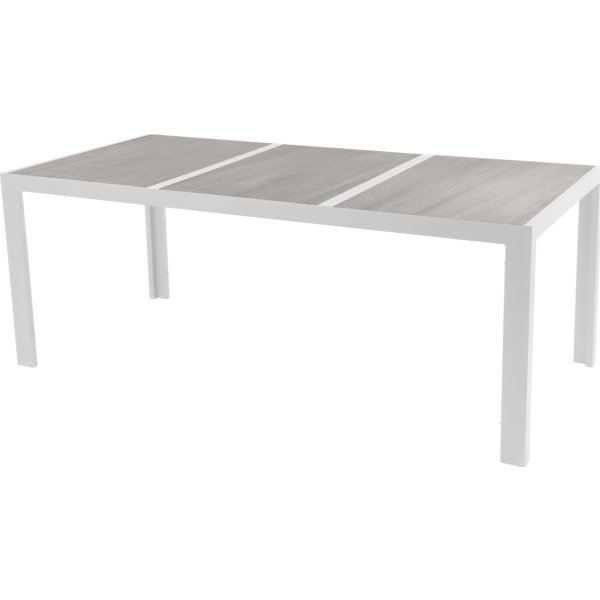 Kenny Havebord 196x91cm, beige/sandy grey