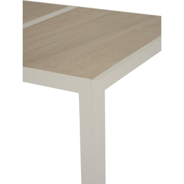 Kenny Havebord 196x91cm, beige/sandy grey