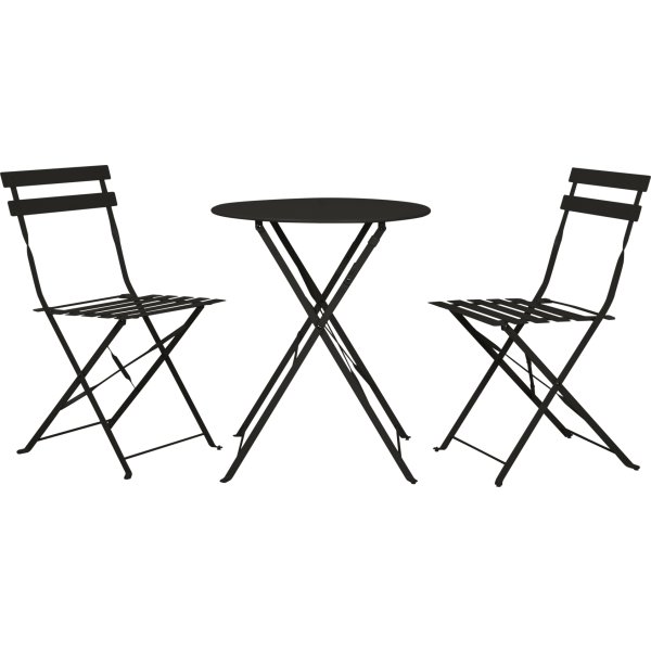 Sam Cafésæt 3 dele, sort