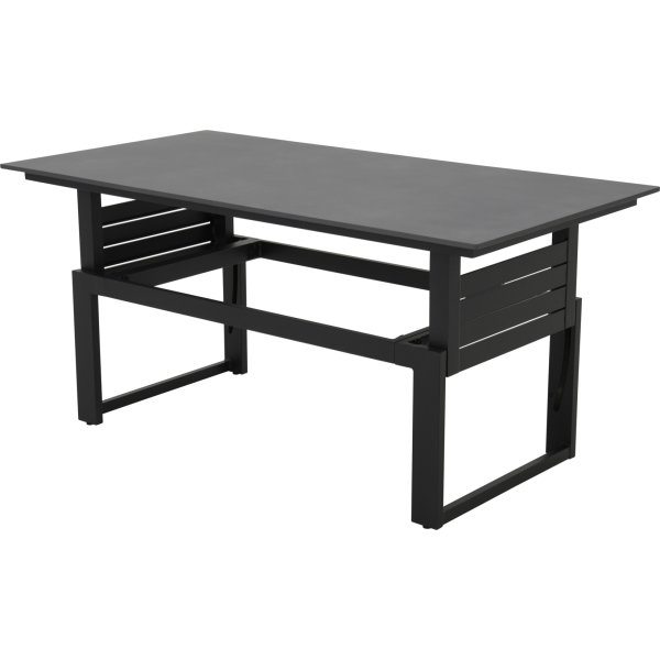 Iris Havebord justerbart, 145x74cm, grå