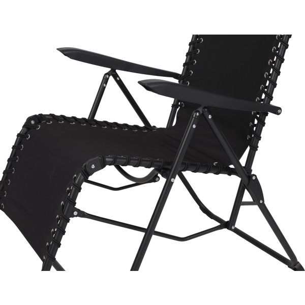 Roseline Havestol, foldbar, sort