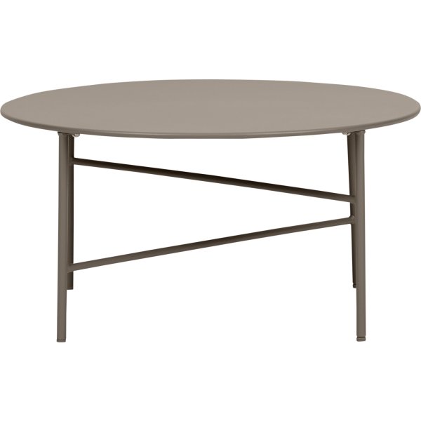 Pesetos bord Ø70xH35cm, gråbrun