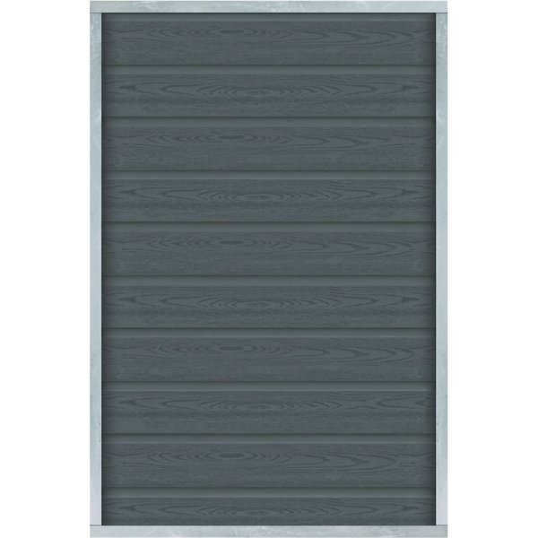 Plus Artura Komposithegn, skifergrå, 90x135 cm.