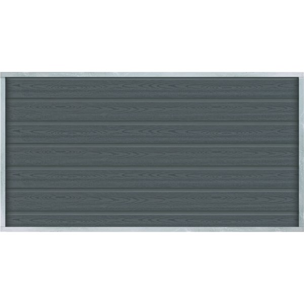 Plus Artura Komposithegn, skifergrå, 180x95 cm.