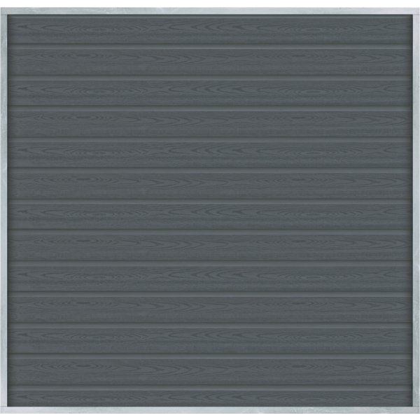 Plus Artura Komposithegn, skifergrå, 180x175 cm.