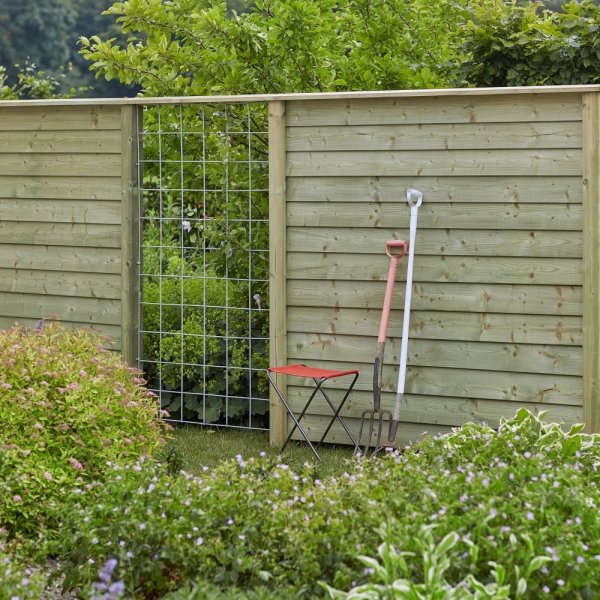 Plus Klink Profilhegn, glas 44,6, natur, 174x163cm