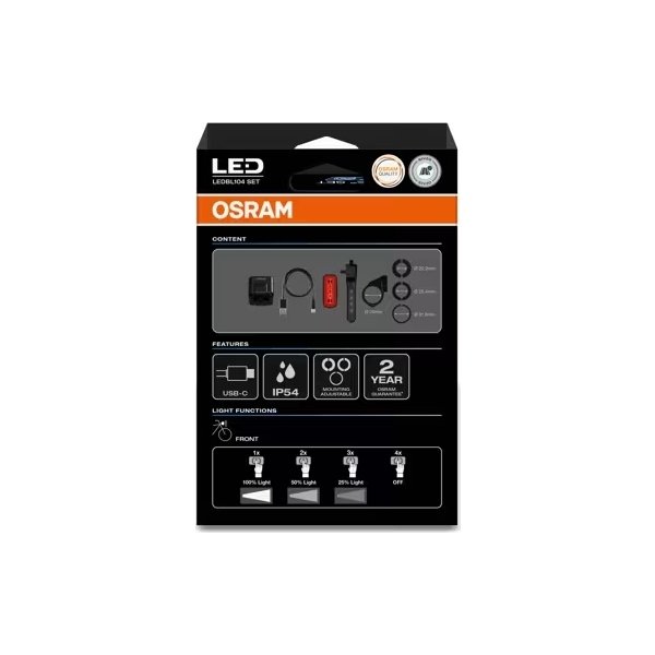 Osram LEDsBIKE Kompakt 50 SET