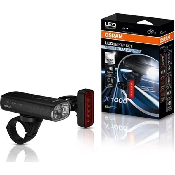 Osram LEDsBike X 1000 Spot, sæt - Multi Beam