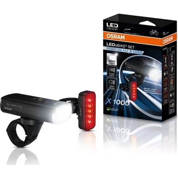 Osram LEDsBike X 1000 Spot, sæt - Multi Beam