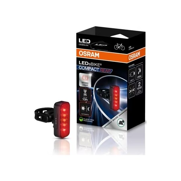 Osram LEDsBIKE Cykellygte-sæt - Compact rear