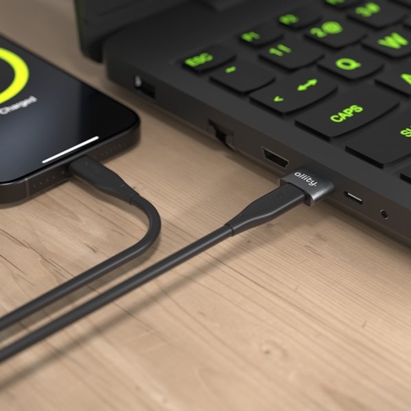 Allity ABA-101 OTG USB-C til USB-A adapter, grå