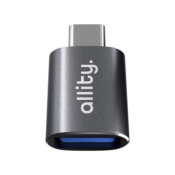 Allity ABA-102 USB 3.0 til USB-C adapter, grå