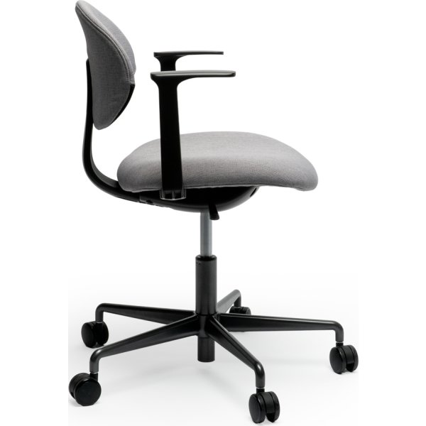 Roma konferencestol m/armlæn og tilt, grå