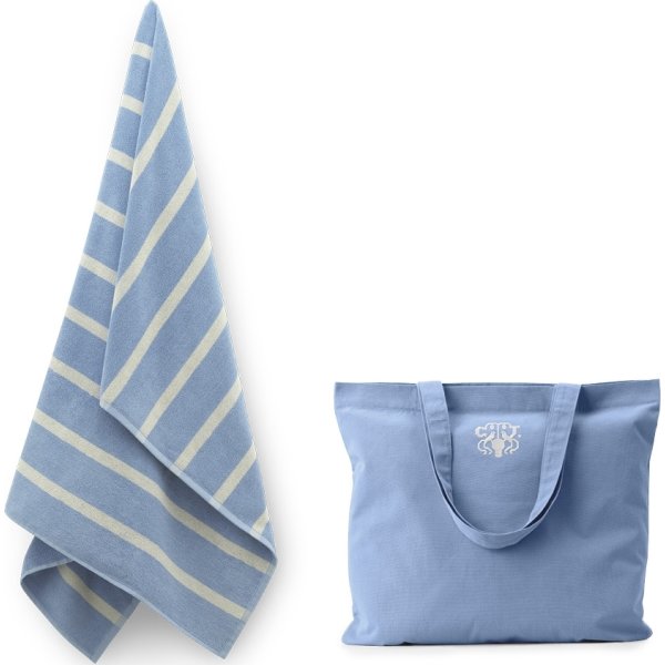 Georg Jensen Damask Sea Badelagner 100x150 cerulea