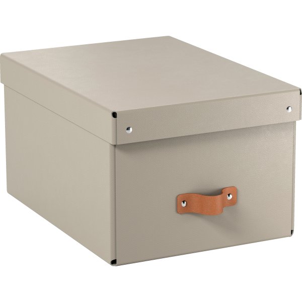 Leitz Puro Boks m. låg | M  | Beige | 2 stk.