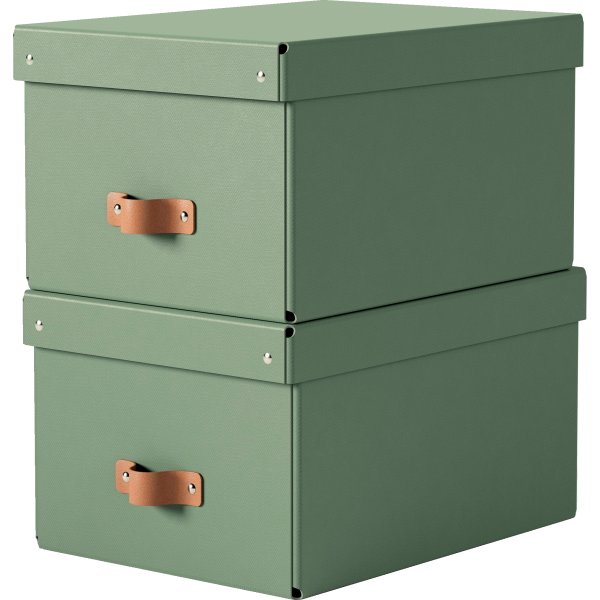 Leitz Puro Boks m. låg | M  | Grøn | 2 stk.