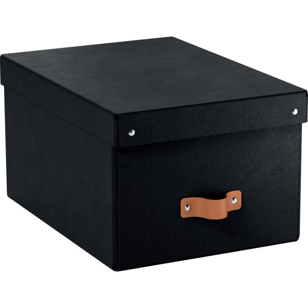 Leitz Puro Boks m. låg | M  | Sort | 2 stk.