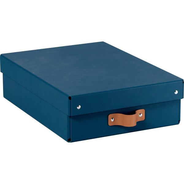 Leitz Puro Boks m. låg | M lav | Blå | 2 stk.