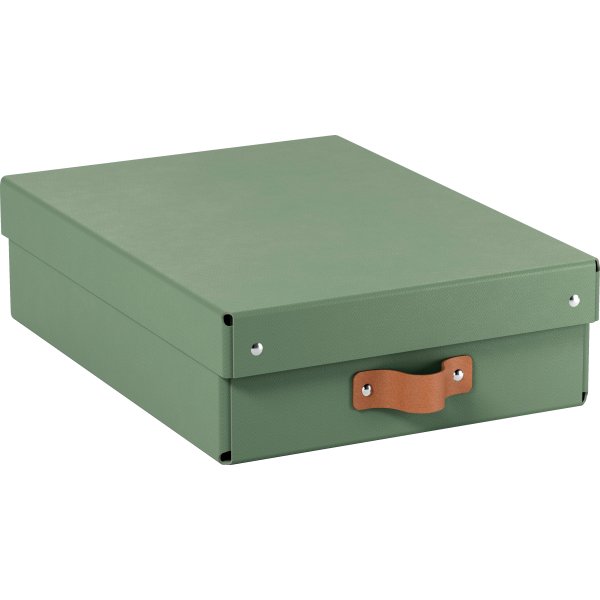 Leitz Puro Boks m. låg | M lav | Grøn | 2 stk.