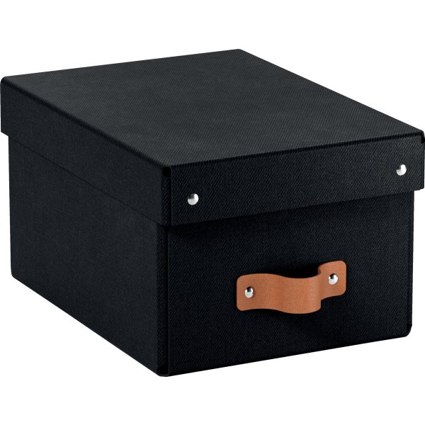 Leitz Puro Boks m. låg | S | Sort | 2 stk.